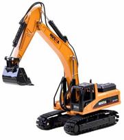Žaislinis ekskavatorius Hulna Engineering ZA3910, 1:50, oranžinė sp.
