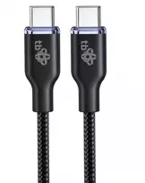 USB C - USB C 60W Glamour cable 1.5m black