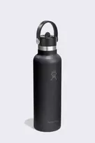 „Hydro Flask“ termobutelis „21 Oz Standard Flex Straw Cap“ (621 ml) – juodas