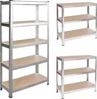 Humberg metal storage rack 205x120x45 (4850)
