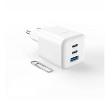 Fixed Mini 2x USB-C and USB GaN Charger 65W