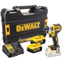 Dewalt smūginis suktuvas DCF887P2-QW, 18 V, 5000 mAh, 205 Nm, 3800 smūgiai/min, 3 greičiai, bešepetėlis variklis, Li-ion
