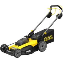 Stanley Akumuliatorinė vejapjovė SFMCMWS251M-QW, 18V, 49.5cm, 4Ah, 2 baterijos, 55l, savaeigė, bešepetėlinė, 5 padėtys