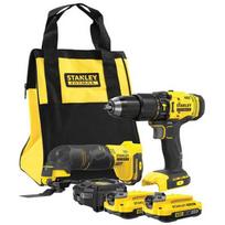 Stanley įrankių rinkinys SFMCK213D2S-QW, 18V, 2x2Ah, SFMCD711 smūginis gręžtuvas, SFMCE500 daugiafunkcis įrankis, įkroviklis