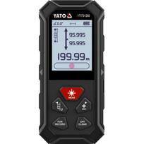 Yato lazerinis atstumo matuoklis YT-731250, 0.05-100 m, ±2 mm, 2 klasė, 510 nm, Li-Ion 3.7 V, USB Type-C, TFT LCD, 100 atmintis