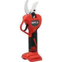 Yato šakų žirklės YT-828383, 18V, 40mm, 5.5mm, 0.94kg, Li-Ion, LCD, be šepetėlių, SK5 ašmenys, apsauga nuo perkaitimo