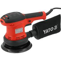 Yato orbitinis šlifuoklis YT-82208, 400 W, 150 mm, 5 mm, 4000-10000 min⁻¹, 3 m, 84 dB, greičio reguliavimas, dulkių ištraukimas