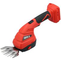 Yato žolės ir krūmų žirklės YT-828336, 18V, 100W, 15000 min⁻¹, 1200 min⁻¹, 200mm, 100mm, 92mm, 180mm, bešepetėlis variklis, Li-Ion