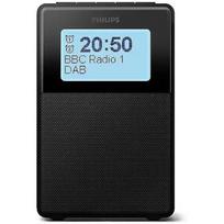 Philips radijo laikrodis TAR5100/10, IPX4, DAB+, FM, Bluetooth 5.3, LCD, 12/24h, miego laikmatis, žadintuvas