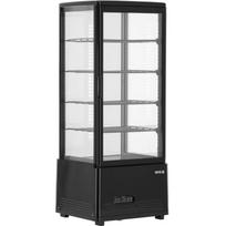 Yato šaldymo vitrina YG-05053, 98l, 460x410x1120mm, 0 ~ +12°C, R290, 220-240V, LED apšvietimas, automatinis atšildymas