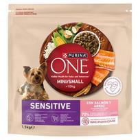 PURINA One Sensitive Mini/Small Salmon with rice - sausas maistas šunims - 1,5kg
