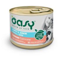 OASY One Protein Puppy  and  Junior Small/Mini Salmon - drėgnas ėdalas šunims - 200g