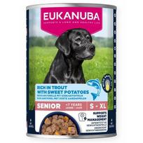 EUKANUBA Life Care Senior Rich in trout with sweet potatoes - drėgnas ėdalas šunims - 400g