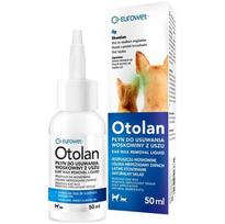 EUROWET Otolan - skystis ausų sierai šalinti šunims ir katėms - 50 ml