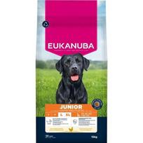 EUKANUBA Premium Nutrition Puppy Junior  and  Giant Breed Chicken - sausas maistas šunims - 15kg