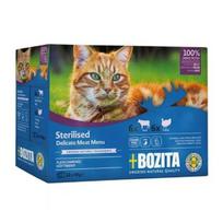 BOZITA Sterilised Delicate meat menu in jelly box – šlapias pašaras katei – 12x85g