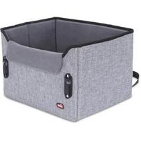 ZOLUX Nomad S pilkas – automobilinė kėdutė šuniui – 41×32×28,5 cm