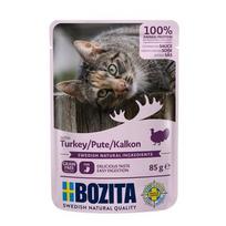 BOZITA Turkey Chunks in sauce - šlapias kačių maistas - 85g
