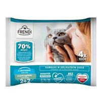 FRENDI Menkė ir upėtakis padaže box – šlapias pašaras katei – 4x100g