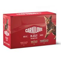 CARNILOVE Cat Pouch Jelly Box - drėgnas pašaras katėms - 12x85g