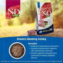 FARMINA N and D Quinoa Weight Management Lamb - sausas pašaras katėms - 5kg