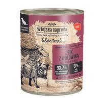 WIEJSKA ZAGRODA Forest Flavors Wild Boar with beef - drėgnas ėdalas šunims - 800g