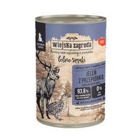 WIEJSKA ZAGRODA Forest Flavors Puppy Deer with quail - drėgnas ėdalas šunims - 400g
