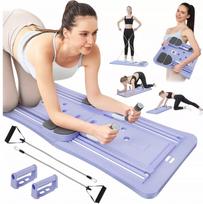 Sulankstoma „Pilates Reformer“ treniruočių lenta namams su LED laikmačiu