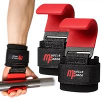 MuscleForge® treniruočių kabliai riešams svoriams kelti, mirties traukai, plieniniai