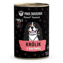 PAKA ZWIERZAKA Seventh Heaven Triušis su mėlynėmis Mono - drėgnas pašaras šunims - 400g