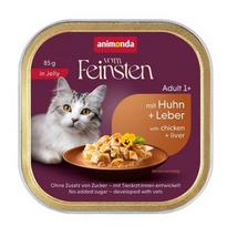 ANIMONDA Vom Feinsten Adult in Jelly Chicken and liver - šlapias kačių maistas - 85g