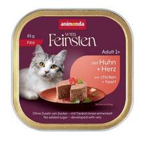 ANIMONDA Vom Feinsten Adult Pâté Chicken and hearts - šlapias kačių maistas - 85g