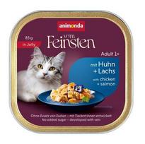ANIMONDA Vom Feinsten Adult in Jelly Chicken and salmon - šlapias kačių maistas - 85g