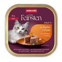 ANIMONDA Vom Feinsten Adult Pâté Chicken and turkey  - šlapias kačių maistas - 85g