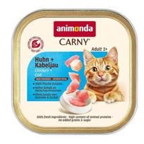 ANIMONDA Carny Adult Chicken and cod - šlapias kačių maistas - 85g