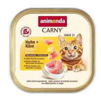 ANIMONDA Carny Adult Chicken and cheese - šlapias kačių maistas - 85g