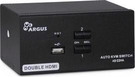 Perjungiklis Inter-Tech Intertech IPC KVM SWITCH AS-22HA HDMI/metalinis įrenginys