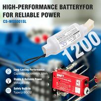 1200mAh Replacement Battery for Whitlock oil-free switching, DNFT-PRG, DNFT