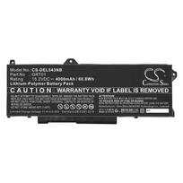Replacement Battery for Latitude 14 5431, Precision 15 3571, GRT01, Li-Polymer 4000mAh 15.2V