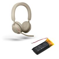 Replacement Battery for Jabra Evolve 2, Evolve2 65, Li-Polymer 380mAh