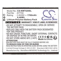 1700 mAh for KAZAM KTT50,KTT50-GHABD002643