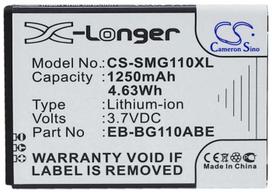 1250 mAh for Samsung EB-BG110ABE