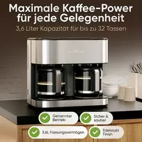 Profi Cook Espreso lašelinis kavos aparatas PC-KAD 1308 INOX PROFICOOK