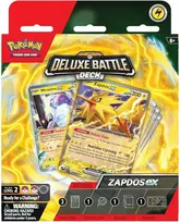 Kolekcionuojamos Kortelės - Pokémon Deluxe Battle Deck Zapdos 60 Cards, Playmat, Metal Coin