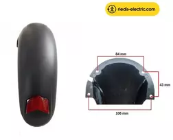 Riedis Electric Engwe Y600 / S10x galinis purvasaugis su LED