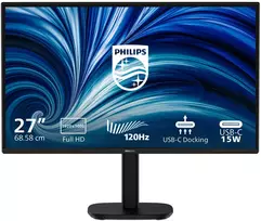 Monitorius Philips 3000 series 27B2U3301/00, 68.6 cm (27"), 1920 x 1080 pikselių, Full HD, LCD, 4 ms, Juodas