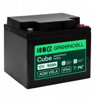 Green Cell AGM VRLA 12V 50Ah maintenance-free battery for UPS power supply, scales (197x166x170mm) (AGM12V50AH-H) | AGM12V50AH-H | 5904326376021