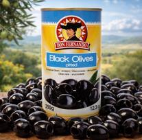 Juodosios Alyvuogės Be Kauliukų Don Fernando 350 G