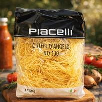 Visų Grūdo Dalių Makaronai Piacelli (Smulkus Lizdeliai) 500 G