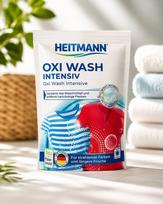 Dėmių valiklio pakelis HEITMANN OXI Wash Intesiv 50g